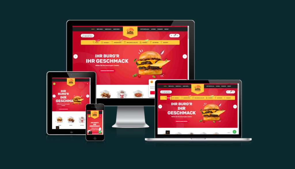Restaurant-Website Mockup